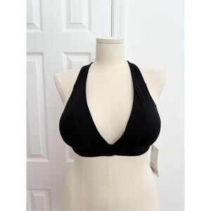 Athleta Riptide Bikini Top Black L A B C Cup NWT